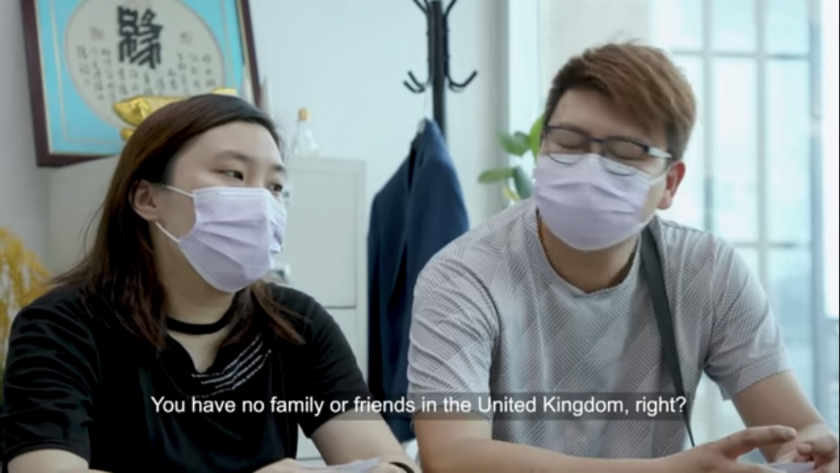 過往並沒有去過英國,亦沒有親戚居住在英國!