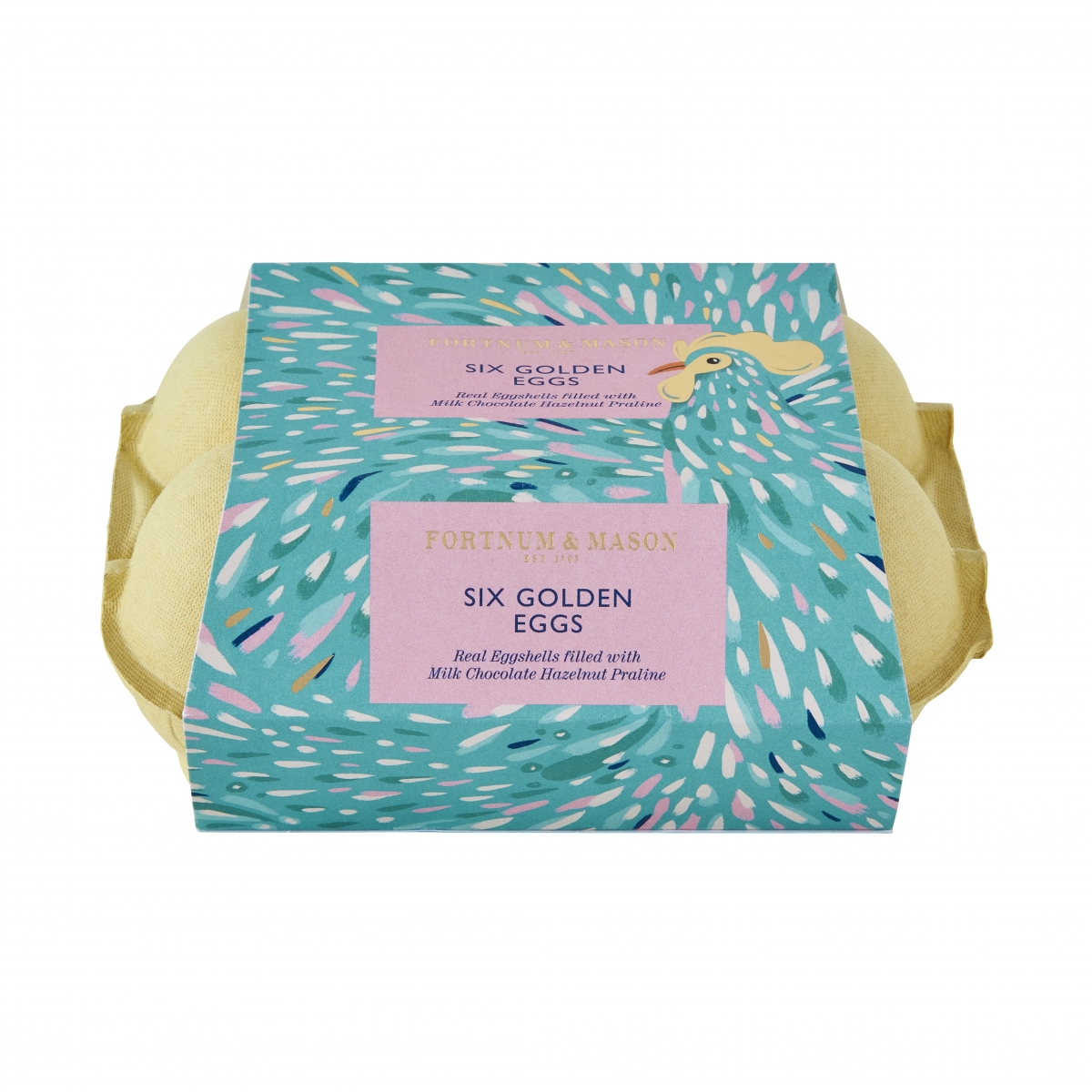 FORTNUM & MASON 黃金牛奶朱古力蛋六件裝