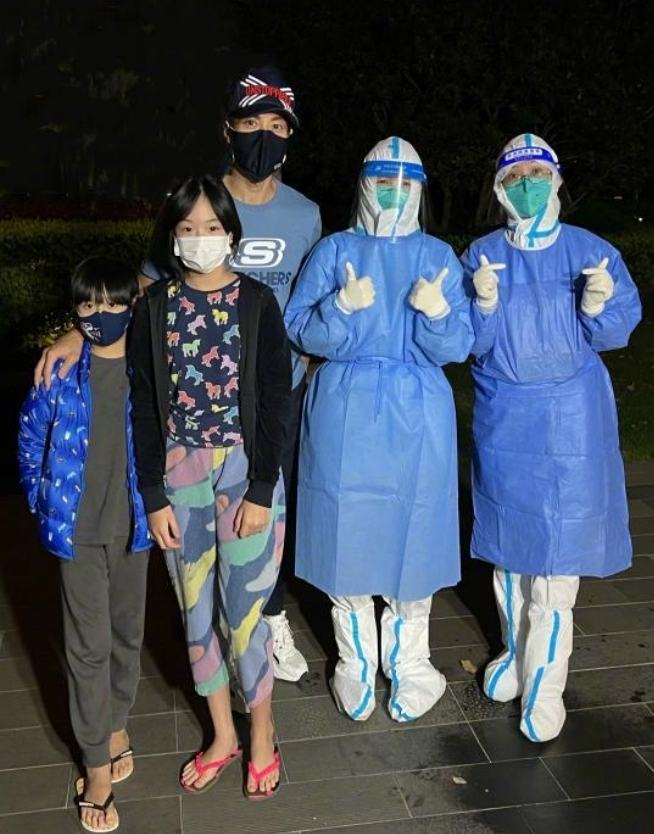 全家進行檢測