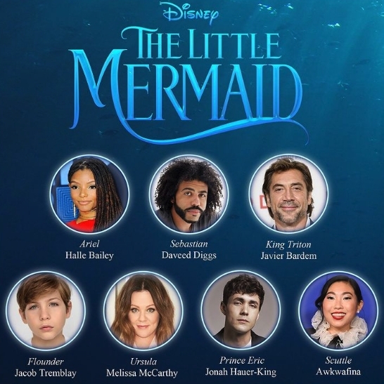 《小美人魚》真人版演員