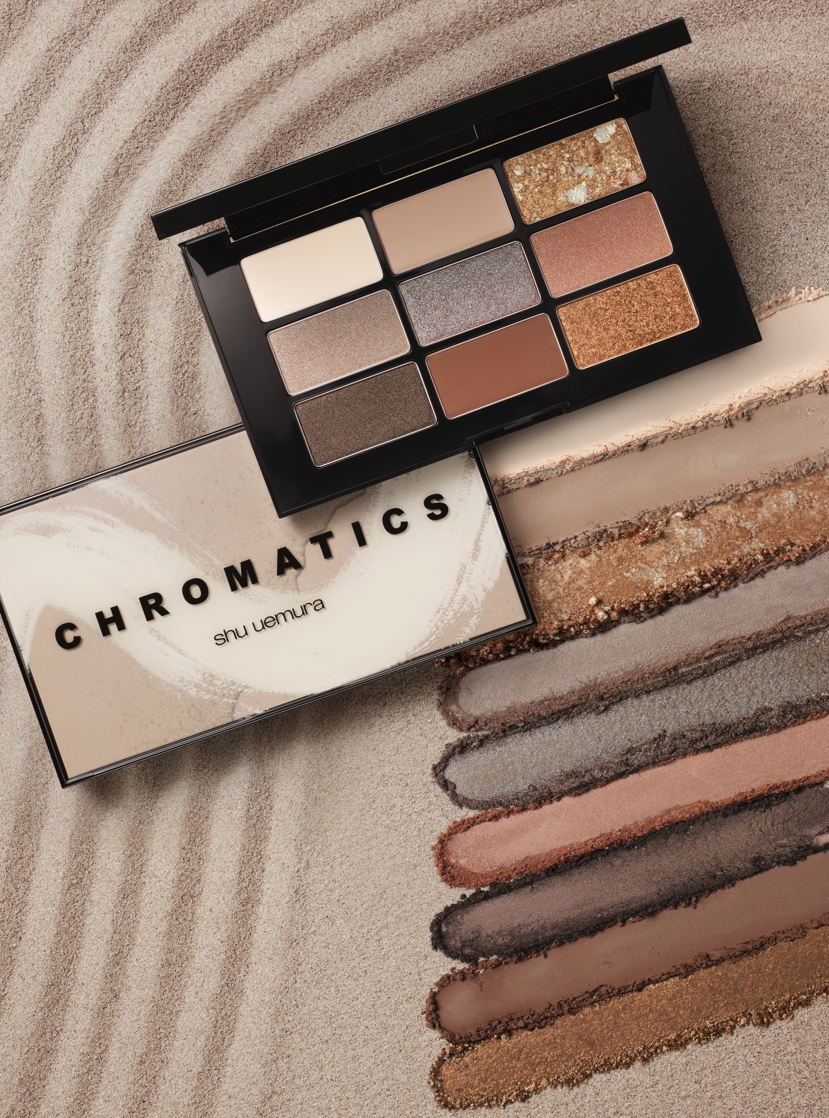 shu uemura chromatics stone neutrals 眼影組合