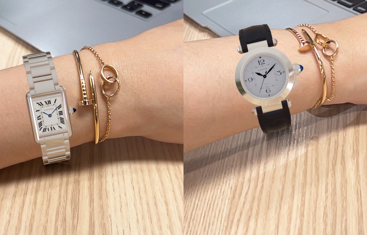 大家可一試「親身佩戴」的效果,並搭配其他飾物及服裝