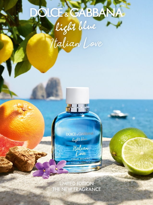Light Blue Italian Love Pour Homme限量版淡香氛 (HK$530/50ML;HK$680/100ML)