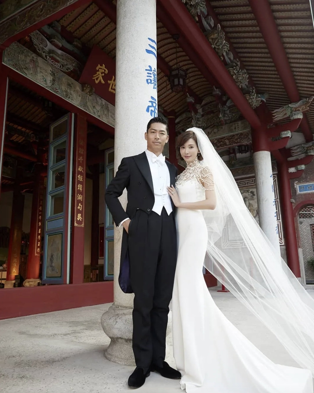 林志玲於2019年與日本男團EXILE成員AKIRA結婚～