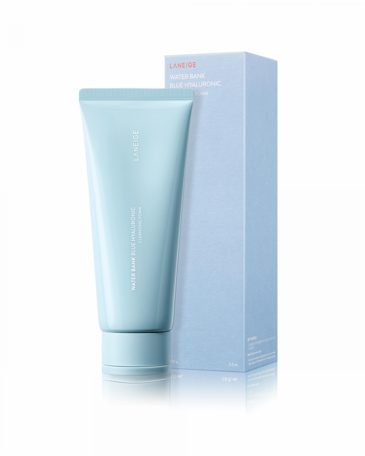 LANEIGE Water Bank Blue Hyaluronic Cleansing Foam 水庫補濕微質酸潔面乳