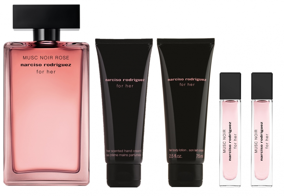 narciso rodriguez Parfums for her MUSC NOIR ROSE 淡香精套裝