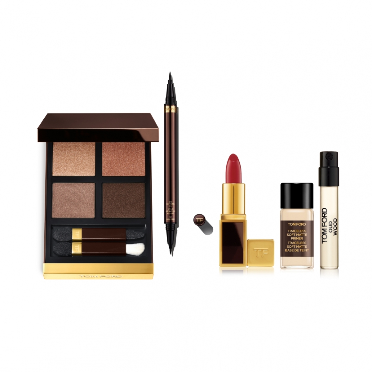 高級定制四色眼影盤及護膚套裝 $1,260 (原價$1,630)