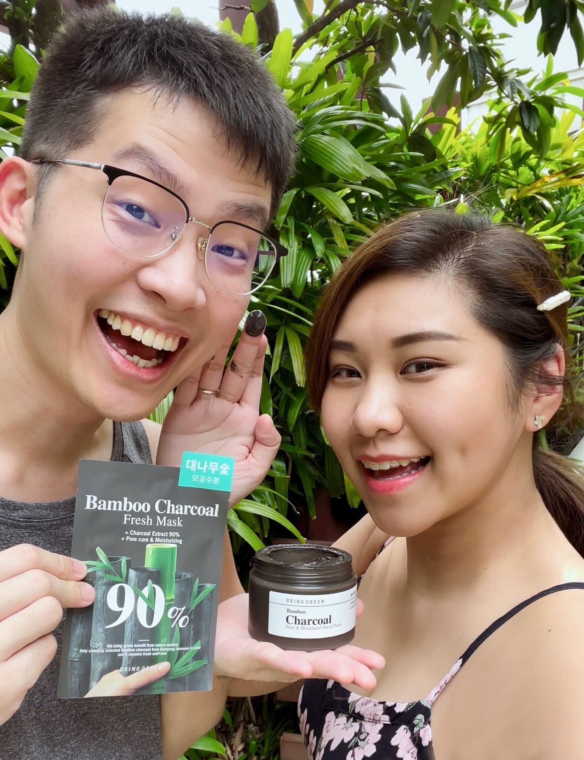 《賭命夫妻》Benson和Ruby都力推BRING GREEN竹炭潔淨補水面膜及竹炭深層清潔泥膜