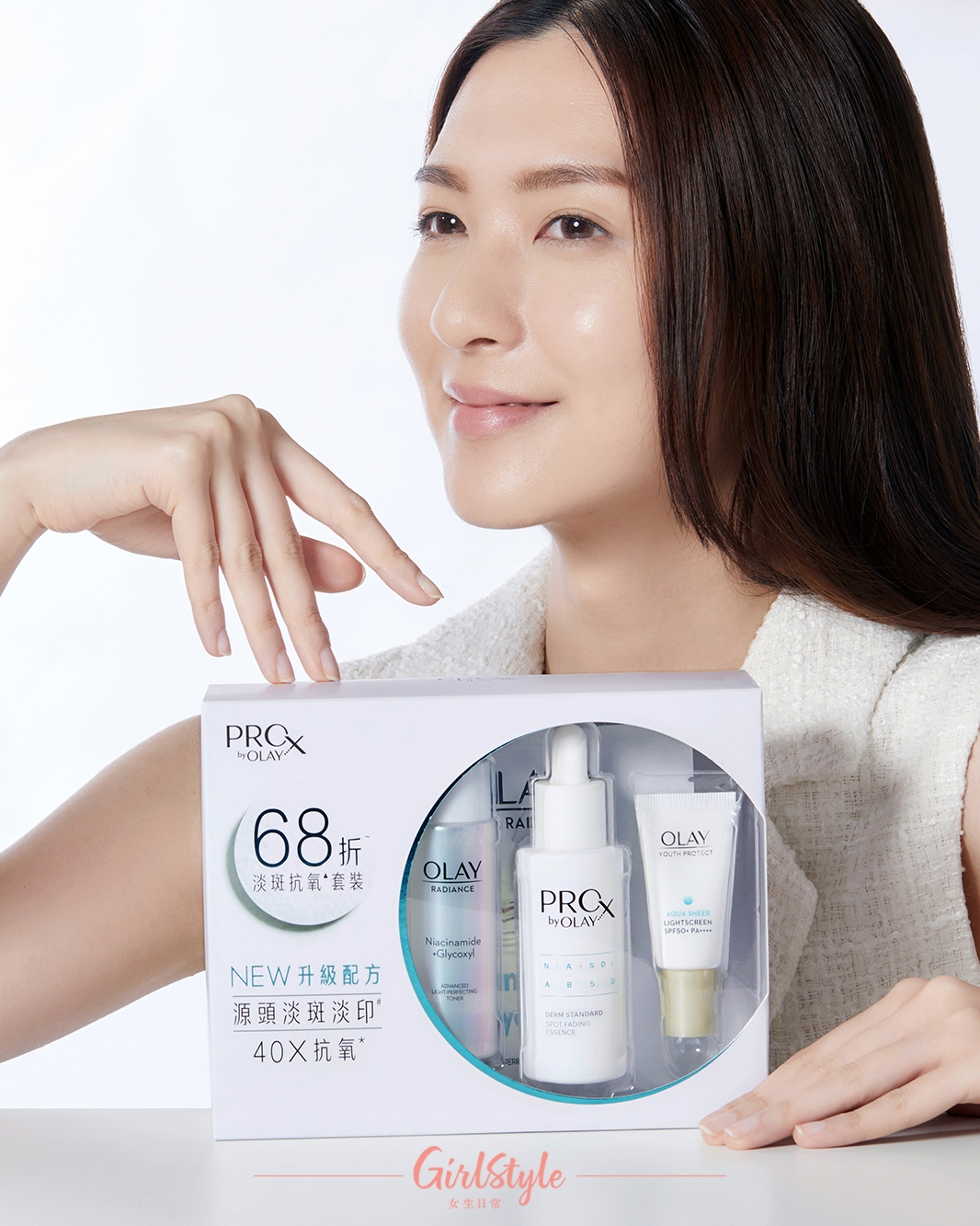 PROX by OLAY限量68折淡斑抗氧套裝(建議零售價:$399)