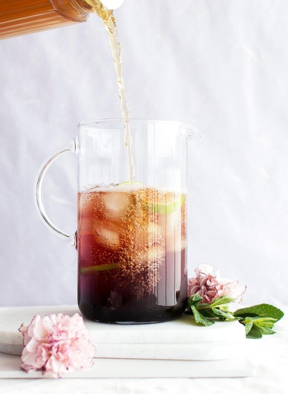 2. 葡萄冷泡麥茶