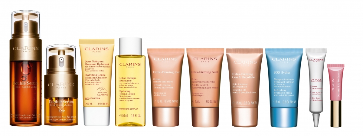 CLARINS 賦活雙精華及面霜套裝