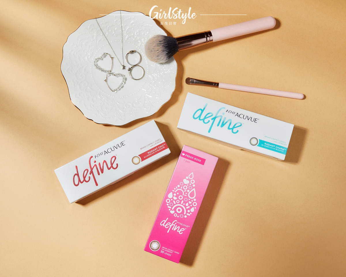 ACUVUE® DEFINE®系列特別選用手繪花紋設計,與虹膜本身自然糅合