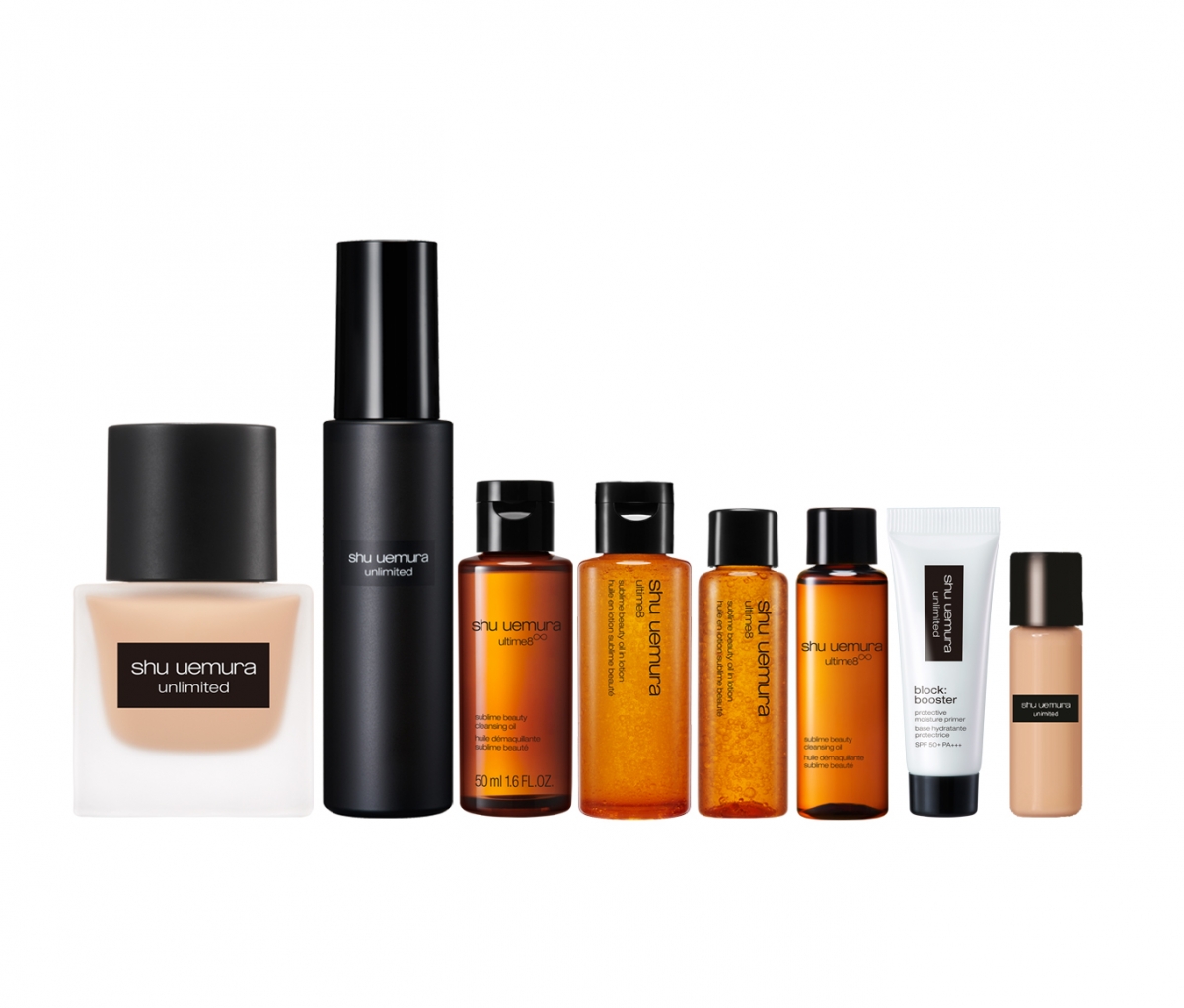 shu uemura unlimited 無限輕透持妝套裝