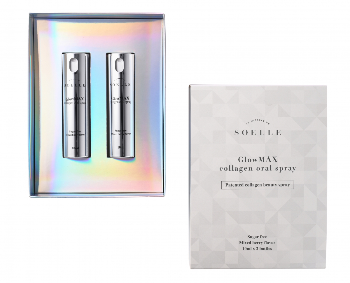 「GlowMAX 膠原蛋白口腔噴霧劑」每盒2瓶，每瓶10劑量。