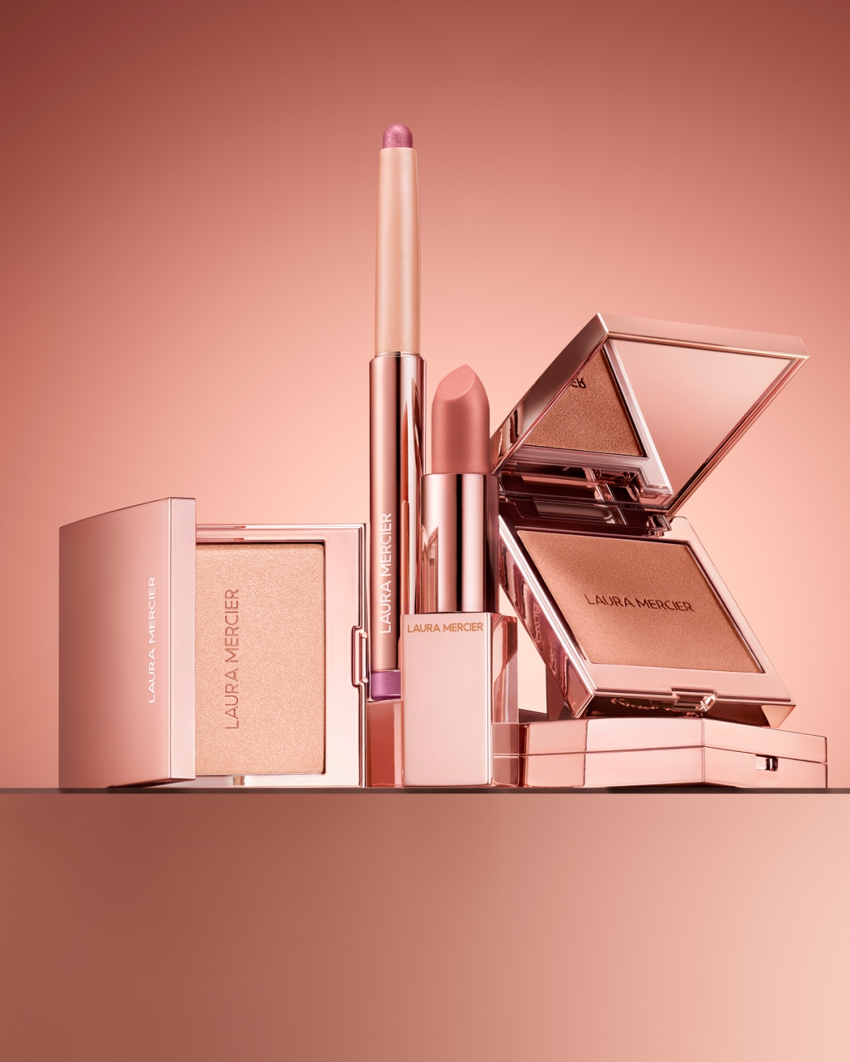 Laura Mercier 粉金玫瑰柔光系列