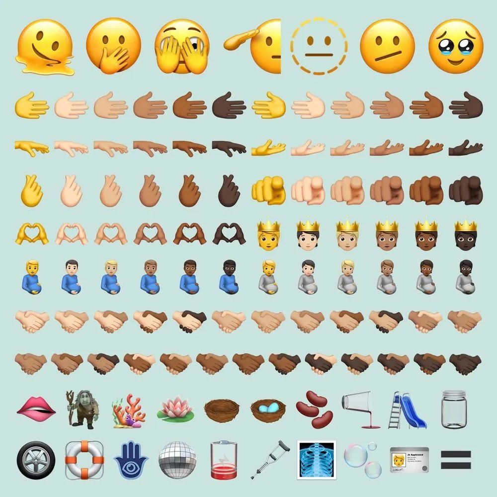 今年初推出的新Emoji系列
