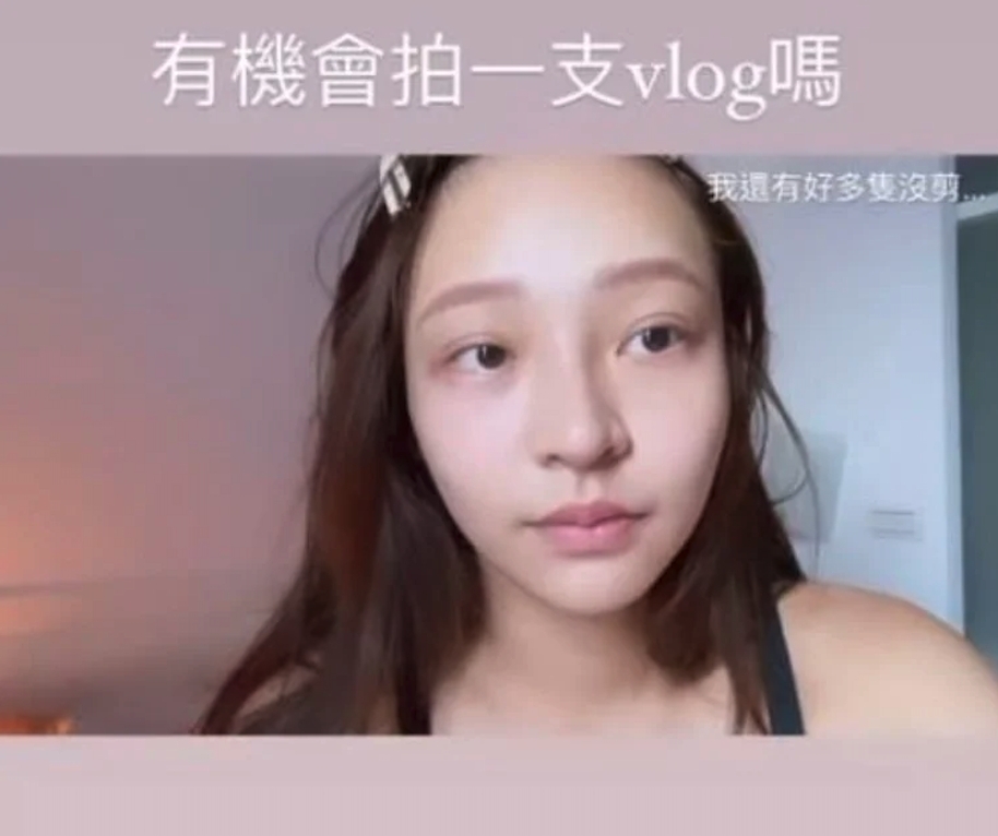 素顏的林襄幾乎與平日沒有分別