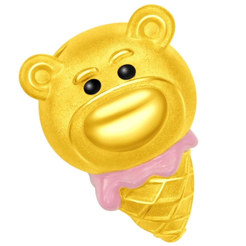 勞蘇足金串飾(連手繩)