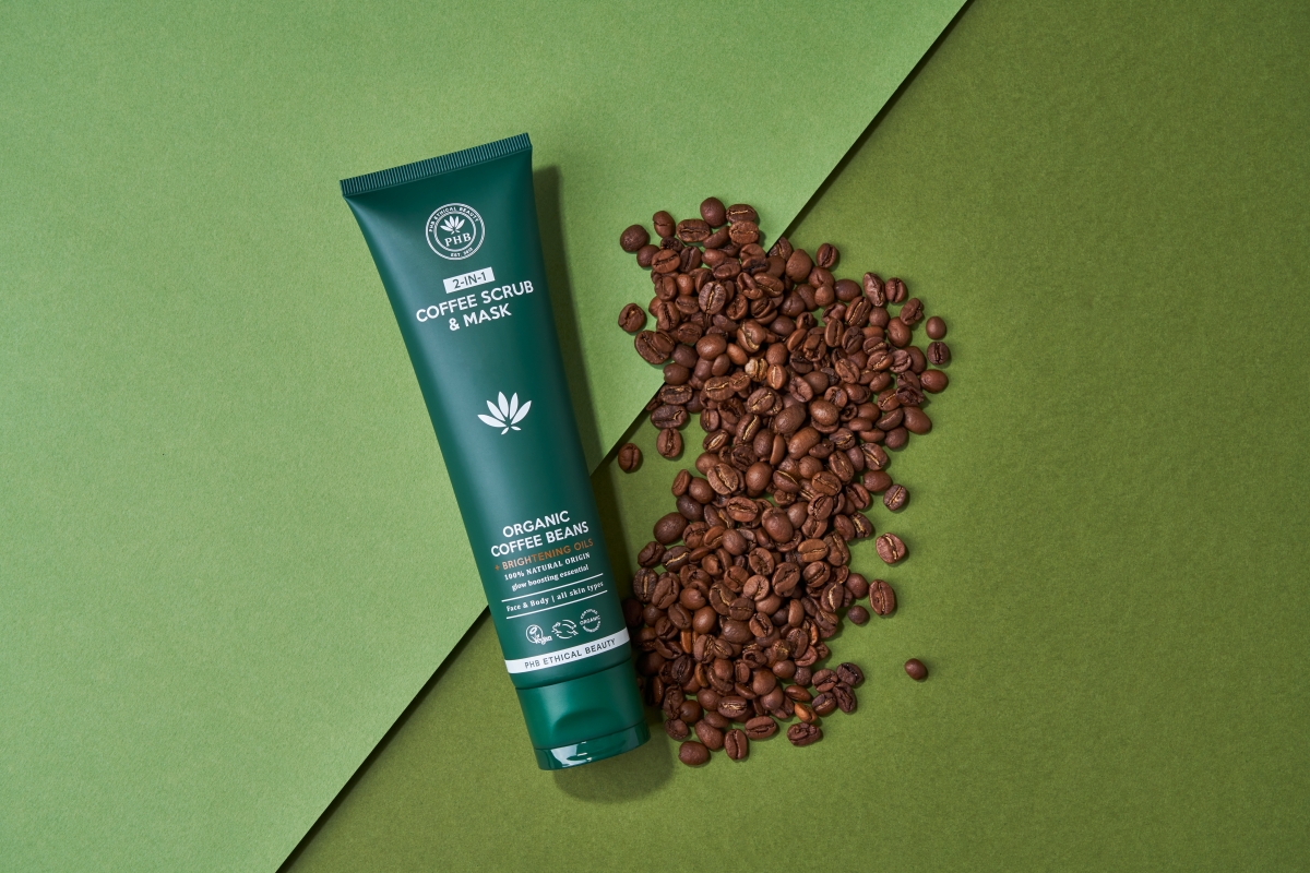 PHB Ethical Beauty 二合一咖啡活膚磨砂面膜