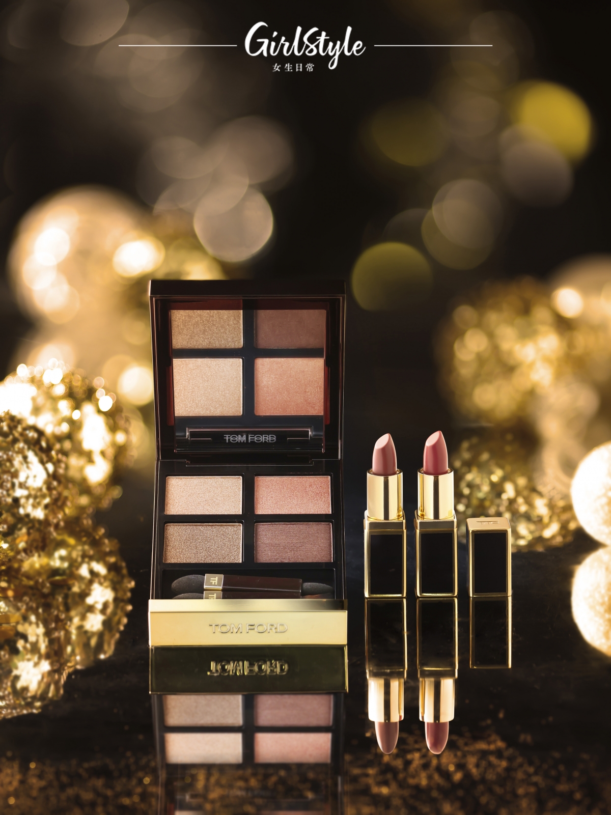 #36 TIGER EYE幻魅4色眼影盤、#N3 WEST COAST唇膏、#03 CASABLANCA唇膏 