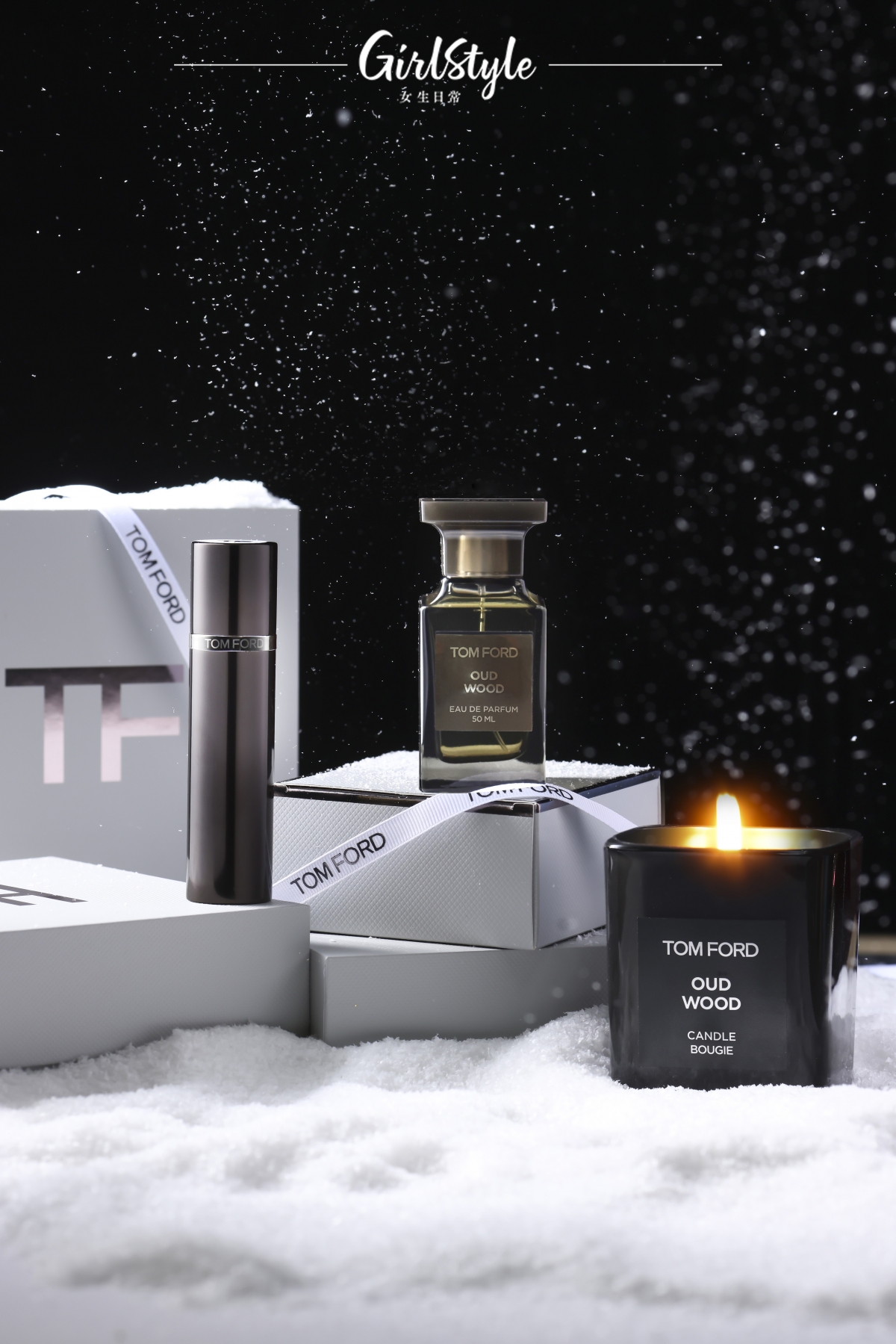 OUD WOOD蠟燭及香氛組合（HK$2,320）