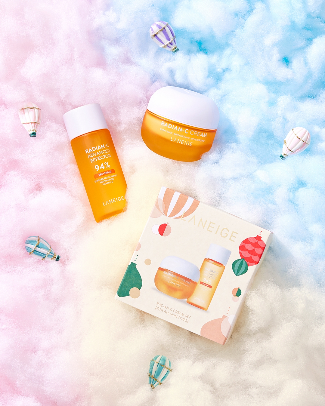 Radian-C 抗藍光淡斑面霜＋抗氧淨白肌底液，1＋1配合打造Light Tone Skin！