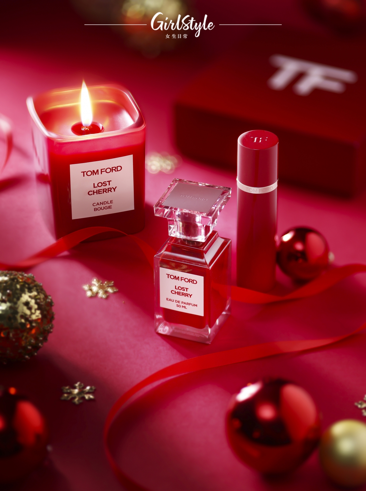 LOST CHERRY蠟燭及香氛組合（HK$2,785）