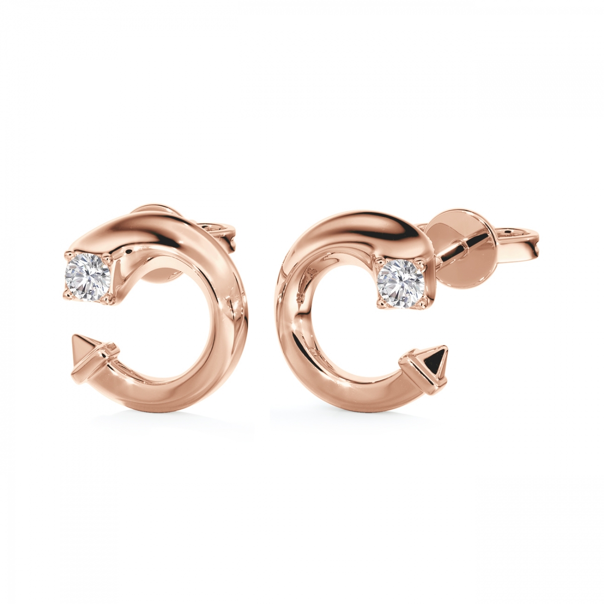 Forevermark Avaanti 18K 玫瑰金鑽石耳環 HK$11,400 起