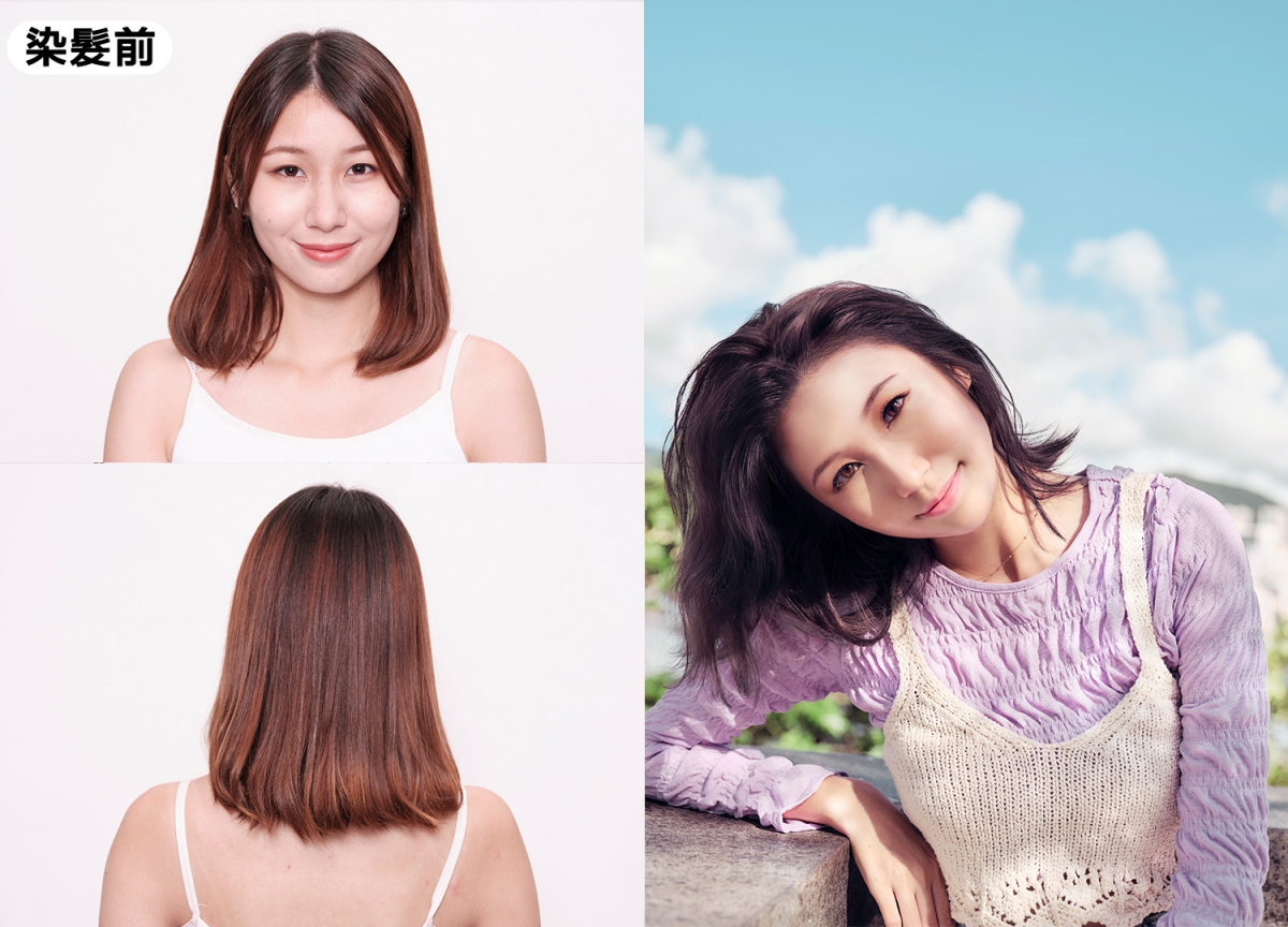 染後髮色亮麗持久，染後洗護配方更大大減少斷髮問題