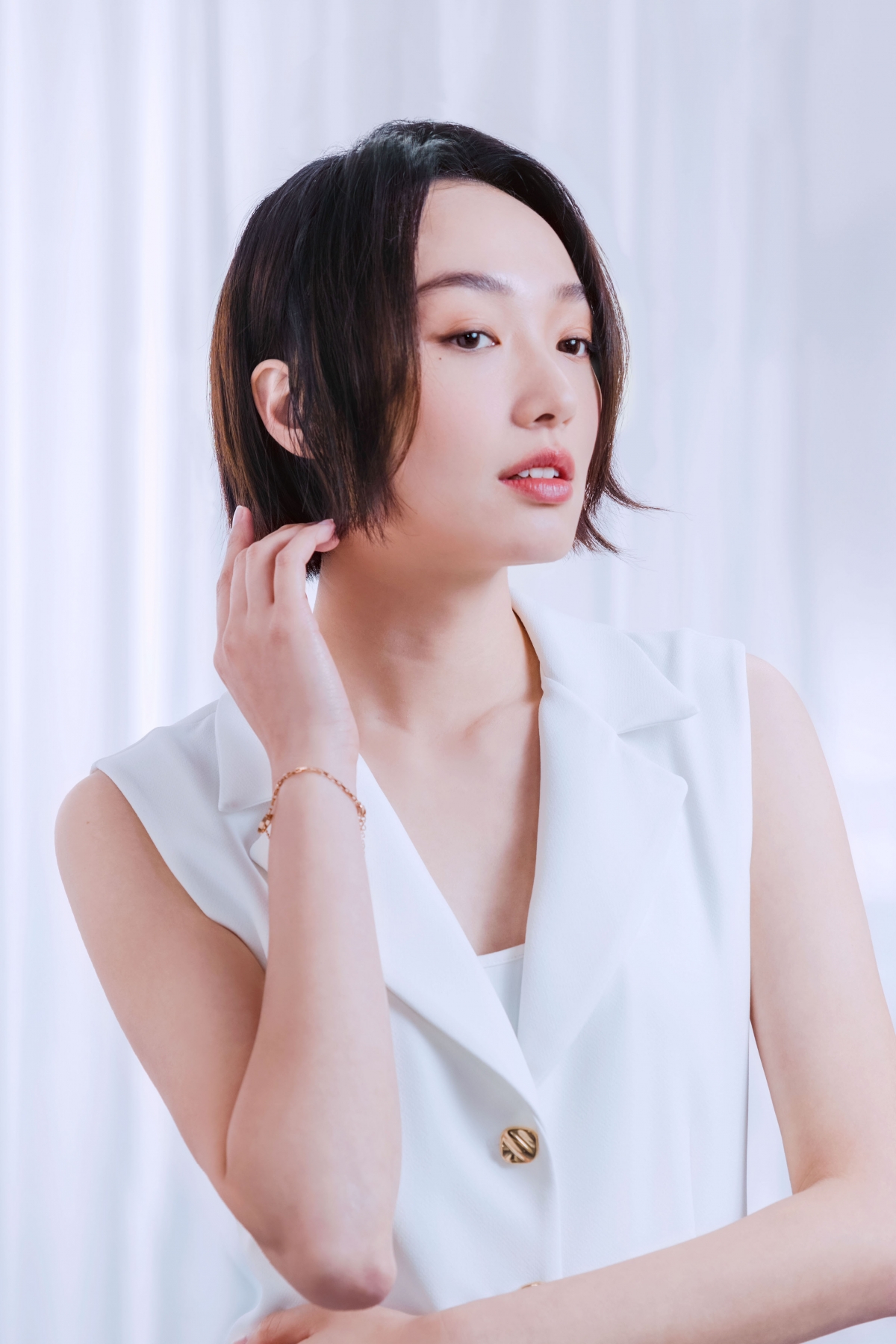 經常因工作而電染頭髮的Cecilia,頭髮依然保持健康強韌~