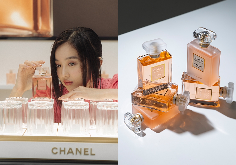 Coco Mademoiselle香水系列有5種不同的演繹,讓女生以玫瑰、茉莉、橙香、廣藿香、白麝香等不同個性的香氣展現不同時刻的魅力。