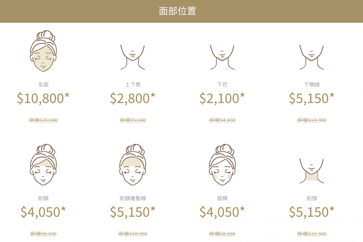 HAiRLESS收費透明度極高,在網站上能看清Price List,價錢明碼實價,定價也相當合理,絕不取巧。
