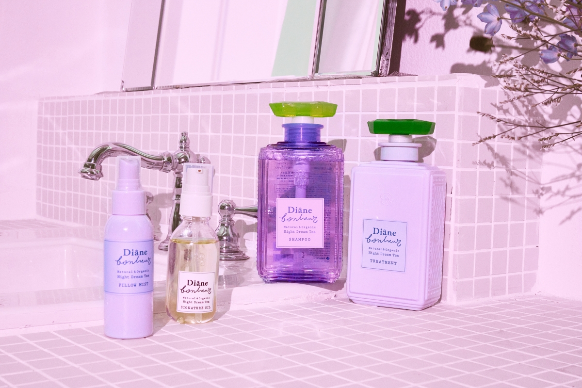 薰衣草花茶香氣＋佛手柑香洗護系列，幫助放下一天的壓力～