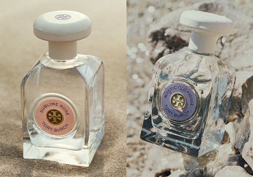 代表愛的Sublime Rose(左)及體現快樂的Mystic Geranium(右)。