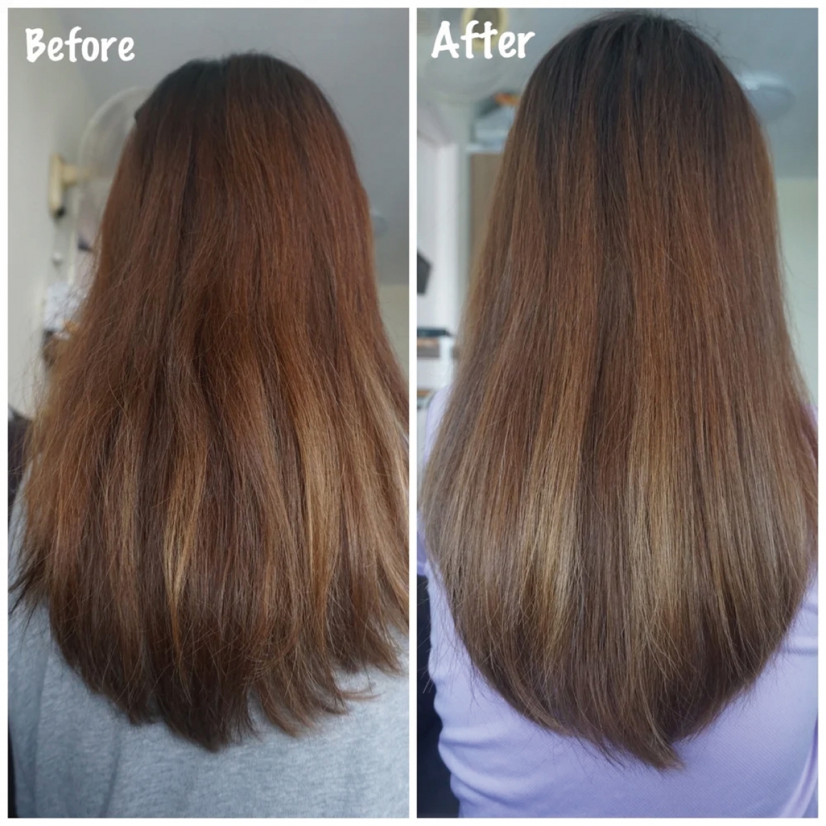 髮質順直到底！