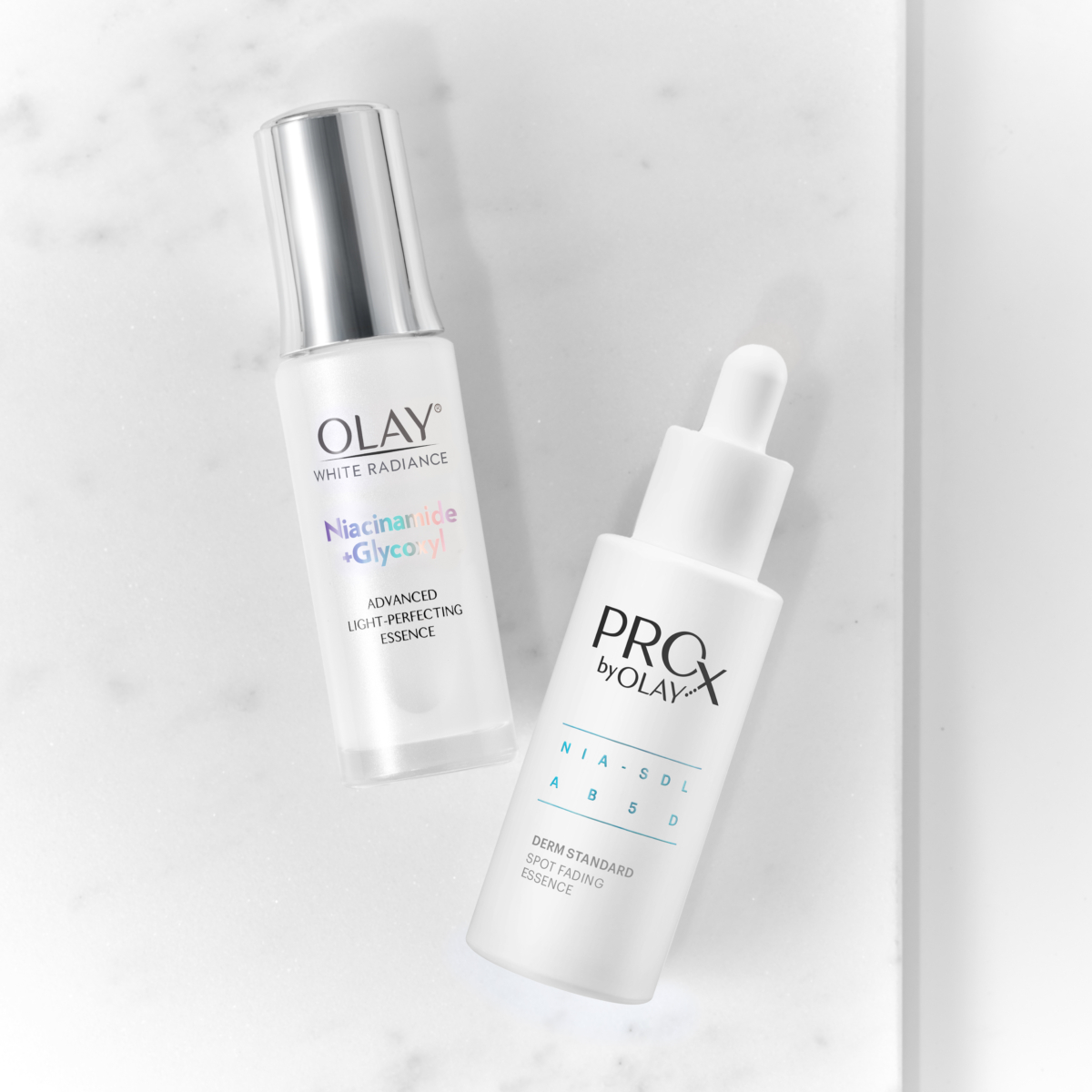 有齊OLAY科研級護膚孖寶，早晚疊塗，亮白及淡斑同時實現！