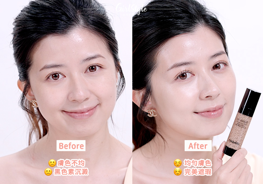 CHANEL LES BEIGES「泡泡粉底」透薄質感卻擁有令人驚艷的遮瑕力,能完美修飾和均勻膚色。