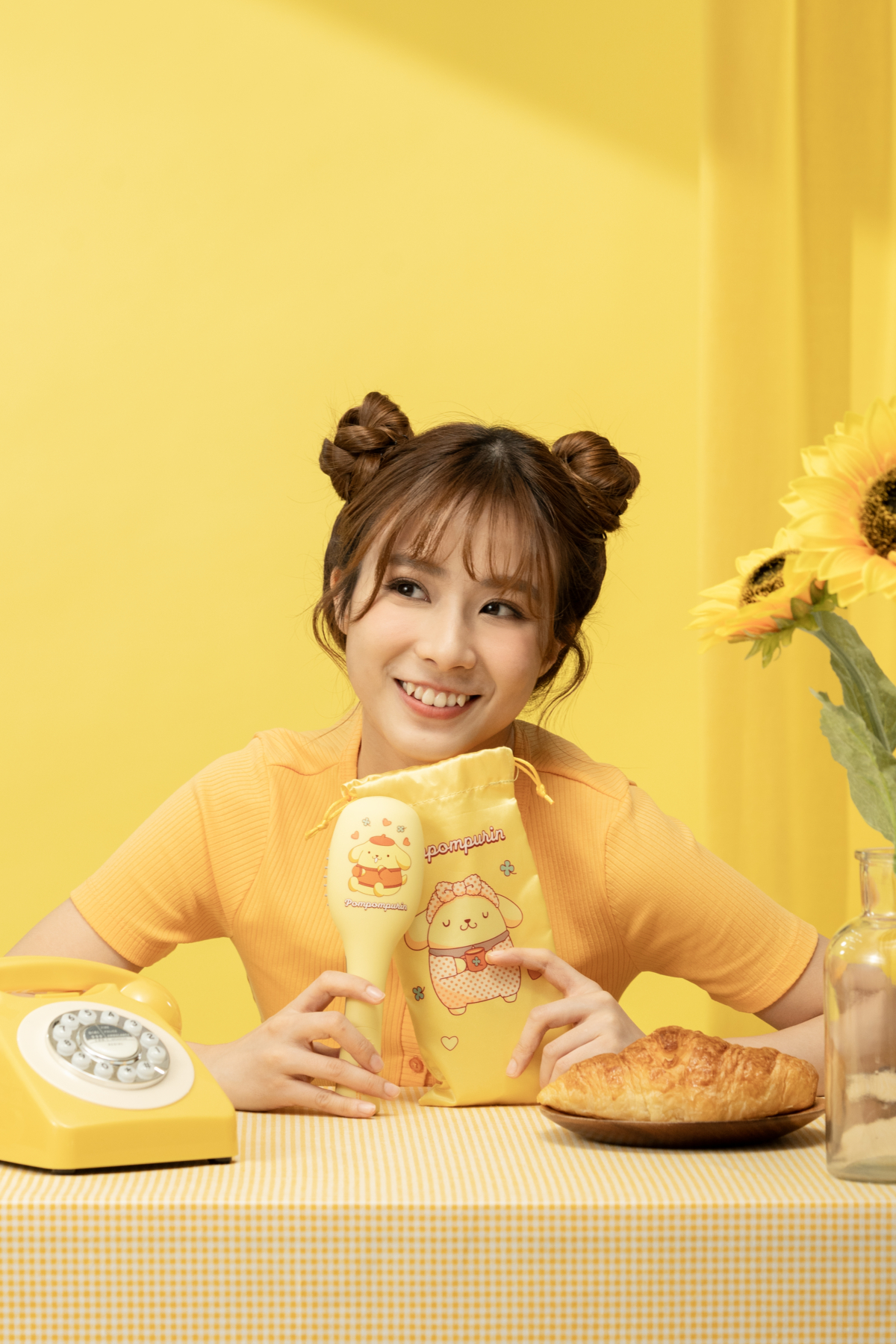 購買負離子梳，還隨梳附送Kuromi或布甸狗收納袋～各位粉絲必搶！