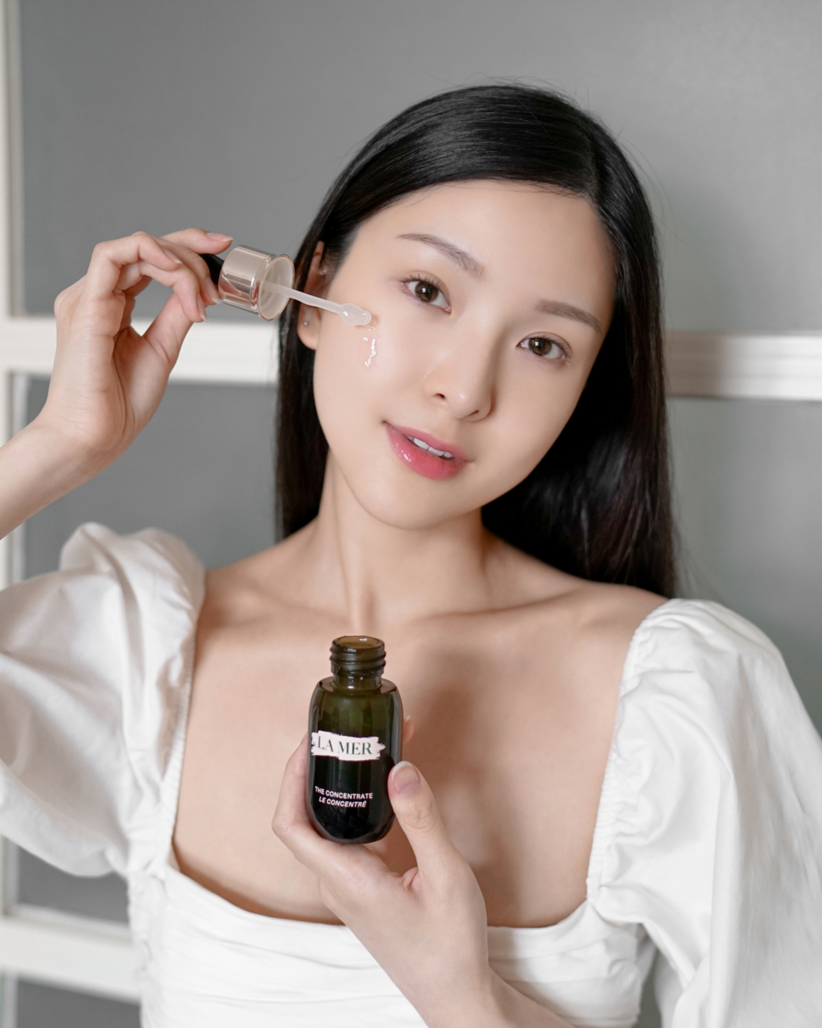 Aiko 最開心 La Mer The Concentrate 能改善她做完 HIFU 保養後肌膚出現的泛紅及不穩情況。