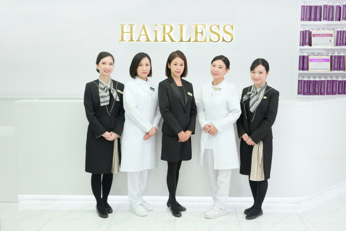 HAiRLESS重視員工質素,每位治療師都須經過超過50項嚴格考核,以及600小時以上QCSM培訓,才可投入服務。