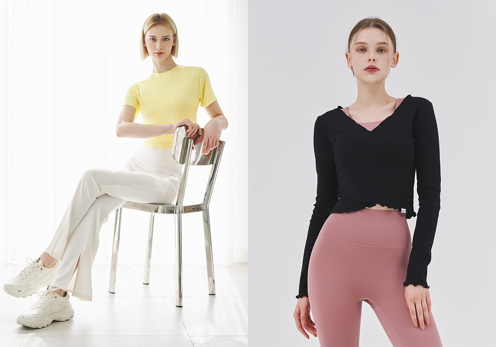 Cella Slit Pants能完美拉長下半身比例,配搭Air Fresh T-Shirt或Ribbed Wrap Style T-Shirt,穿出逆天長腿!