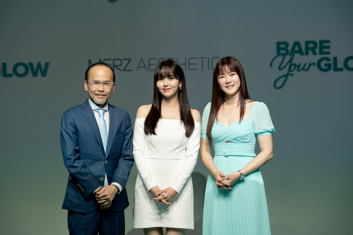 Merz Aesthetics®亞太區總裁Lawrence Siow（左一）表示Belotero® Revive水光針讓女生擁抱精簡護膚，以最小的投入提升美麗至最高境界！