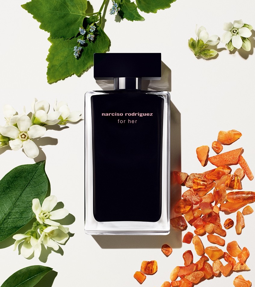 narciso rodriguez Parfums與麝香的愛情故事，就是由 for her淡香氛開始！