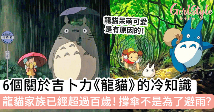 6個關於吉卜力《龍貓》冷知識 龍貓家族已經超過百歲！撐傘不是為了避雨？