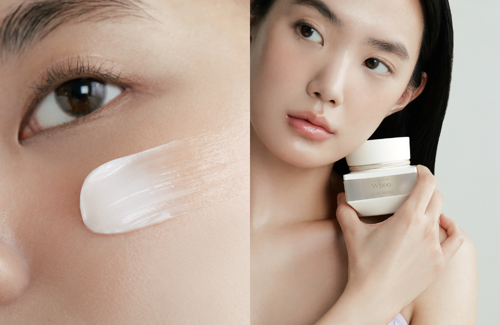 最後塗上「花韻能量注活面霜」（HK$660 /50ml）深層滋潤肌膚，鎖緊水分，締造持久水漾美肌。