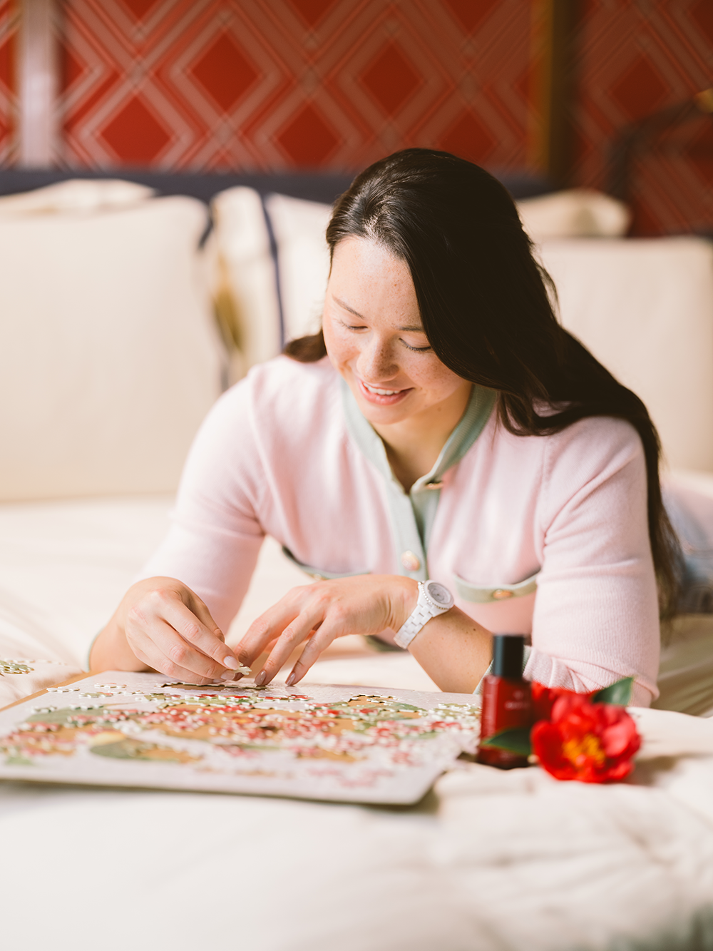 「活在當下、腳踏實地、耐心」像護膚一樣虛心靜待時間的滋養,就是Siobhan今年的目標。