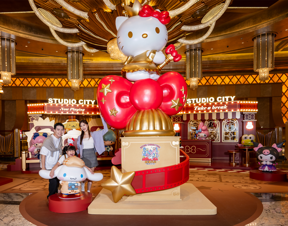 必到電影院場景打卡，一次過被Sanrio characters包圍好幸福！