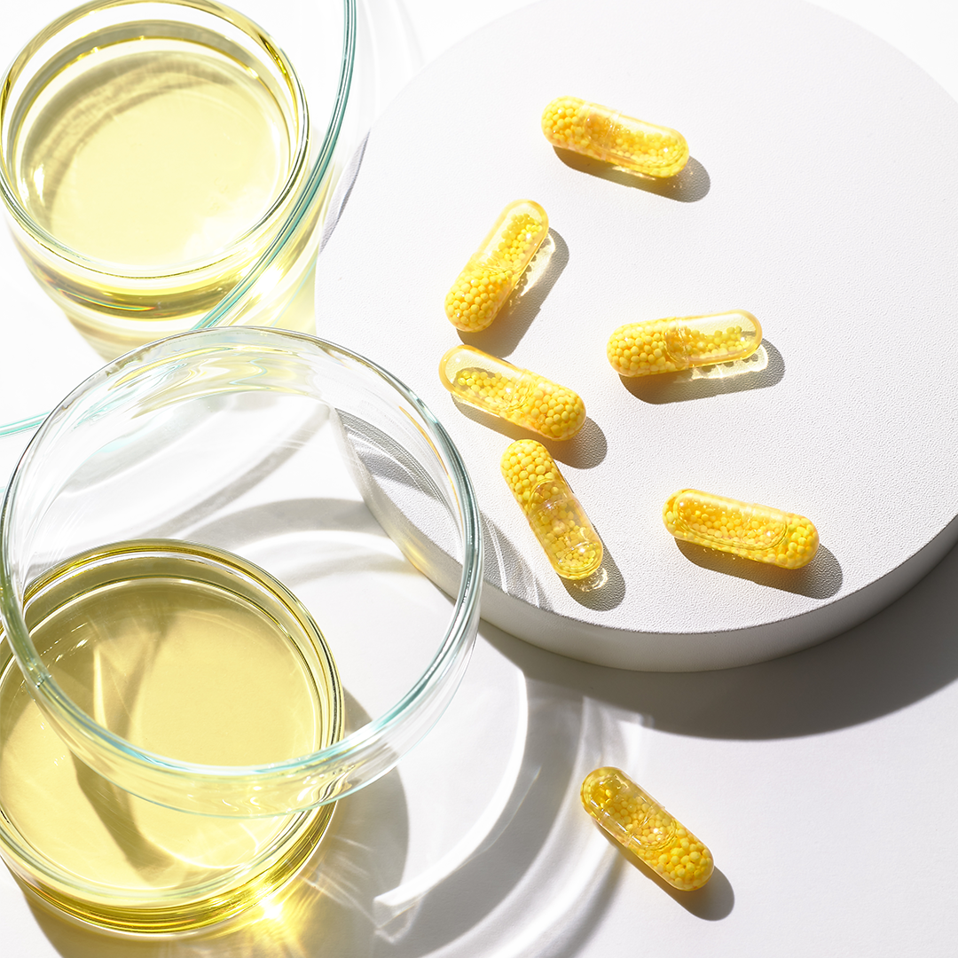 Bright C採用日本創新Licaps®液態膠囊 x 晶球技術,可在體內緩釋維他命C 8小時!