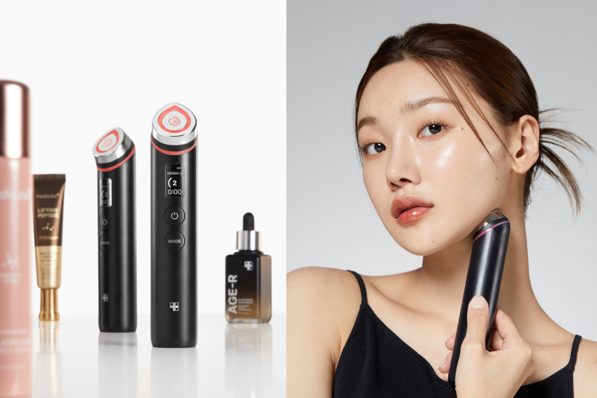 一機在手，無論加強光澤護理的Booster模式、線條彈力護理的MC模式、進行修飾輪廓的EMS模式及修護毛孔的ATS模式都能一一包辦！