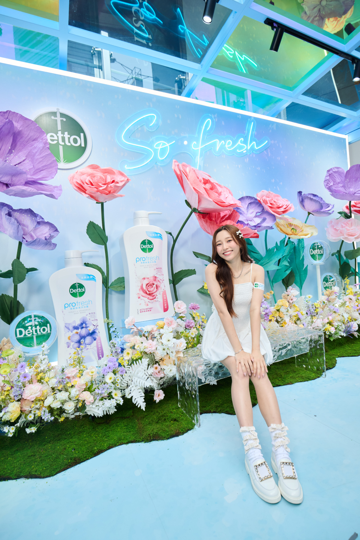 Ivy@COLLAR於《綻放清爽一瞬 Start Your Fresh Moment》影靚相留念。
